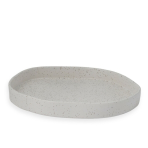 Storefactory Tablett EKLIDEN creme natur | Ø 31x3cm