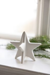 Storefactory Dekoobjekt STARLUND weiß | 7x10x10cm