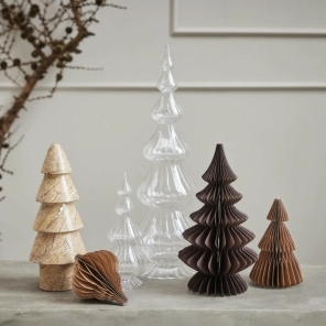 Lene Bjerre Weihnachtsdekoration ASTA S Glas | 8x8x19,5cm