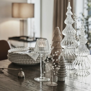 Lene Bjerre Weihnachtsdekoration ASTA M Glas | 12x12x30cm