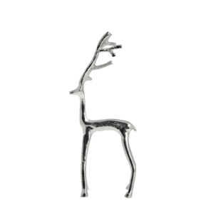 Lene Bjerre Dekohirsch MARELY L silber | 24,5x23x73cm