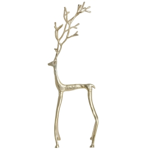 Lene Bjerre Dekohirsch MARELY L gold | 24,5x23x73cm