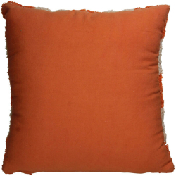 Kersten Kissen CHECKER orange creme |45x45cm