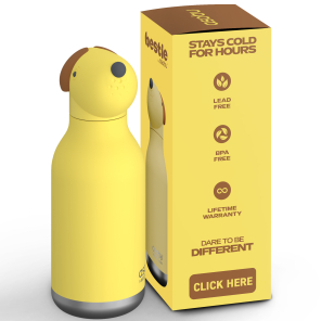 Asobu® Kindertrinkflasche BESTIE mit Strohhalm 460ml...