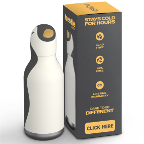 Asobu® Kindertrinkflasche BESTIE mit Strohhalm 460ml...