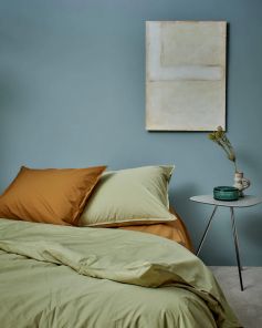 Suite702 Bettbezug PISTACHIO pistazie Baumwolle | 135x200cm