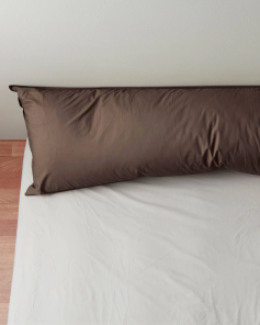 Suite702 Kissenbezug bedmate 160  COFFEE BROWN braun...