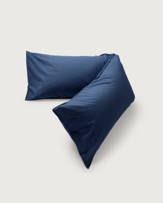 Suite702 Kissenbezug bedmate 160 NAVY BLUE blau |50x160cm