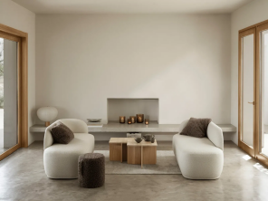 Blomus Kissenhülle TEDDY fungi hellbraun | 50x50 cm