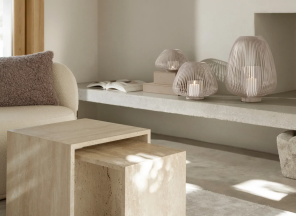 Blomus Kissenhülle TEDDY fungi hellbraun | 40x60 cm