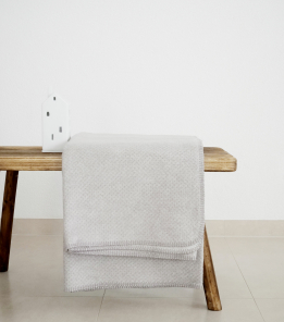 RIEMA Kuscheldecke EMMA grau meliert | 150x200cm