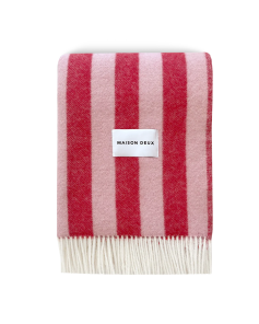 Maison Deux Kuscheldecke CANDY WRAP pink rot | 130x200cm