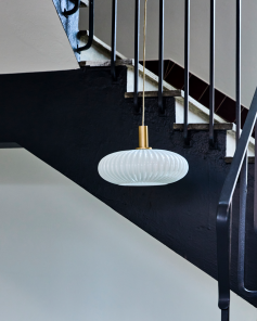 House Doctor Lampe FORT antik messing | 27cm