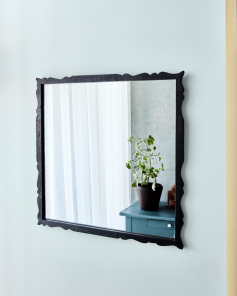 House Doctor Spiegel CARVE braun | 75x75cm