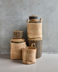 House Doctor Aufbewahrungskörbe STELLA natur |...