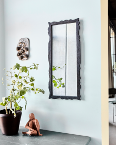 House Doctor Spiegel CARVE braun | 31,5x75cm