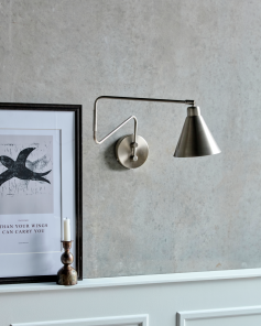 House Doctor Wandleuchte GAME gebürstetes silber |...