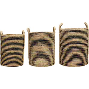 House Doctor Aufbewahrungskörbe DUNGI schwarz natur...