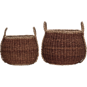 House Doctor Aufbewahrungskörbe RANGI braun |...