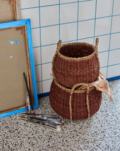 House Doctor Aufbewahrungskörbe RANGI braun |...