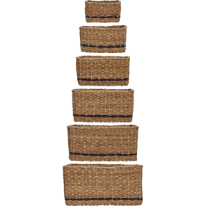 House Doctor Aufbewahrungskörbe SQUARES Natur |...