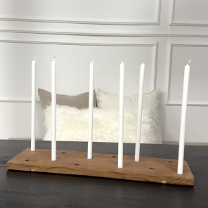 IB Laursen Kerze CELIA WHITE 30cm 12er Set | Ø...