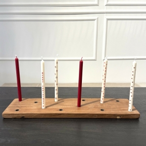 IB Laursen Kerze CELIA XMAS HEARTS 20cm 12er Set |...