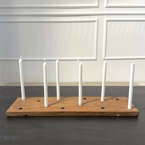 IB Laursen Kerze CELIA WHITE 20cm 12er Set | Ø...