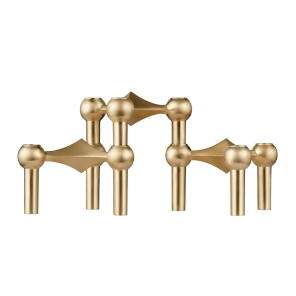 STOFF Nagel Kerzenhalter Set mit 3 Stück...