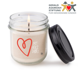 SirHenrys Kerze im Glas MIT HERZ DABEI | 7x8cm
