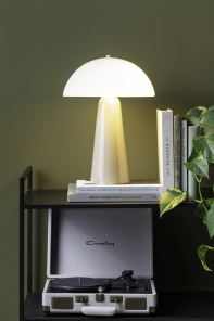 Leitmotiv Tischlampe VIDRIO CENTRO warm grey |...