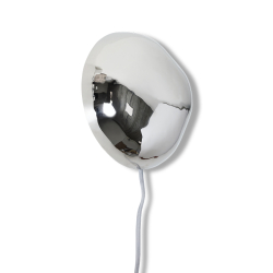 HKliving Wandleuchte ORB chrome silber | Ø18,5x8,5cm