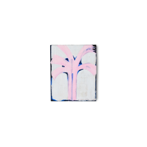 HKliving Bild PALMLINES Pocket exhibit rosa | 13x16x6cm