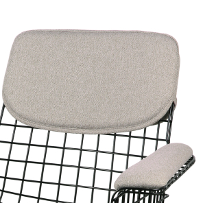 HKliving Sitzkissen WIRE ARMCHAIR Comfort kit pebble |...