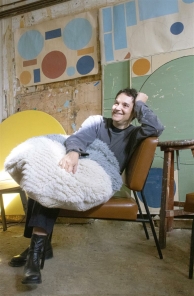 Lorena Canals Bodenpolster Sonnenstrahlen | 70x70cm