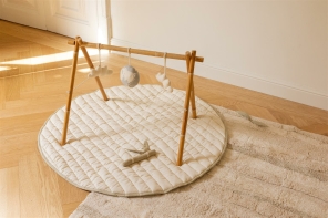 Lorena Canals Baby Spiematte Bamboo Leaf | 100x100cm