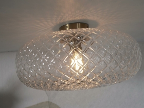 Its about RoMi Deckenlampe VENICE Klar | 44x44x24cm