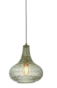 Its about RoMi Hängelampe VENICE grün gold |...