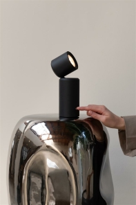 Its about RoMi AKKU Tisch-/Wandleuchte MILAN schwarz |...