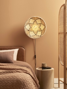 Good&Mojo Wandleuchte ANDROS natur weiß |...