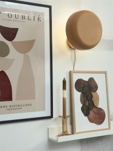 Its about RoMi Wandleuchte PORTO orange | 10,5x18x25cm