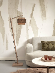 Good&Mojo Stehlampe BHUTAN braun | 55x31x150cm