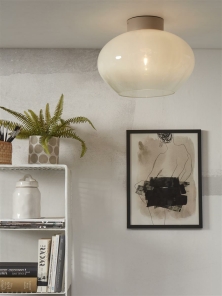 Its about RoMi Deckenlampe BOLOGNA weiß | 35x35x30cm