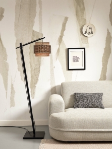 Good&Mojo Stehlampe BHUTAN braun | 55x31x150cm