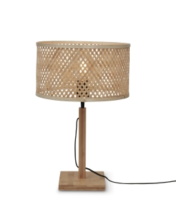 Good&Mojo Tischlampe JAVA braun | 32x32x38cm