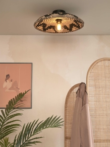 Good&Mojo Deckenlampe ANDROS gemischt | 45x45x6cm