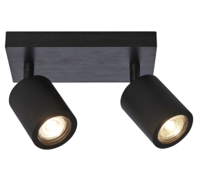 Good&Mojo Deckenlampe JAVA schwarz | 22x12x13cm