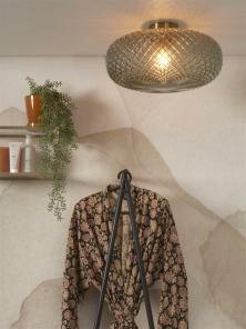 Its about RoMi Deckenlampe VENICE grün | 44x44x24cm