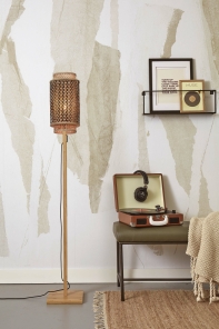 Good&Mojo Stehlampe BHUTAN braun | 20x20x145cm