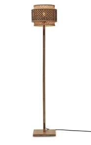 Good&Mojo Stehlampe BHUTAN braun | 25x25x130cm
